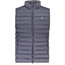 Blue Polyamide Men's Jacket