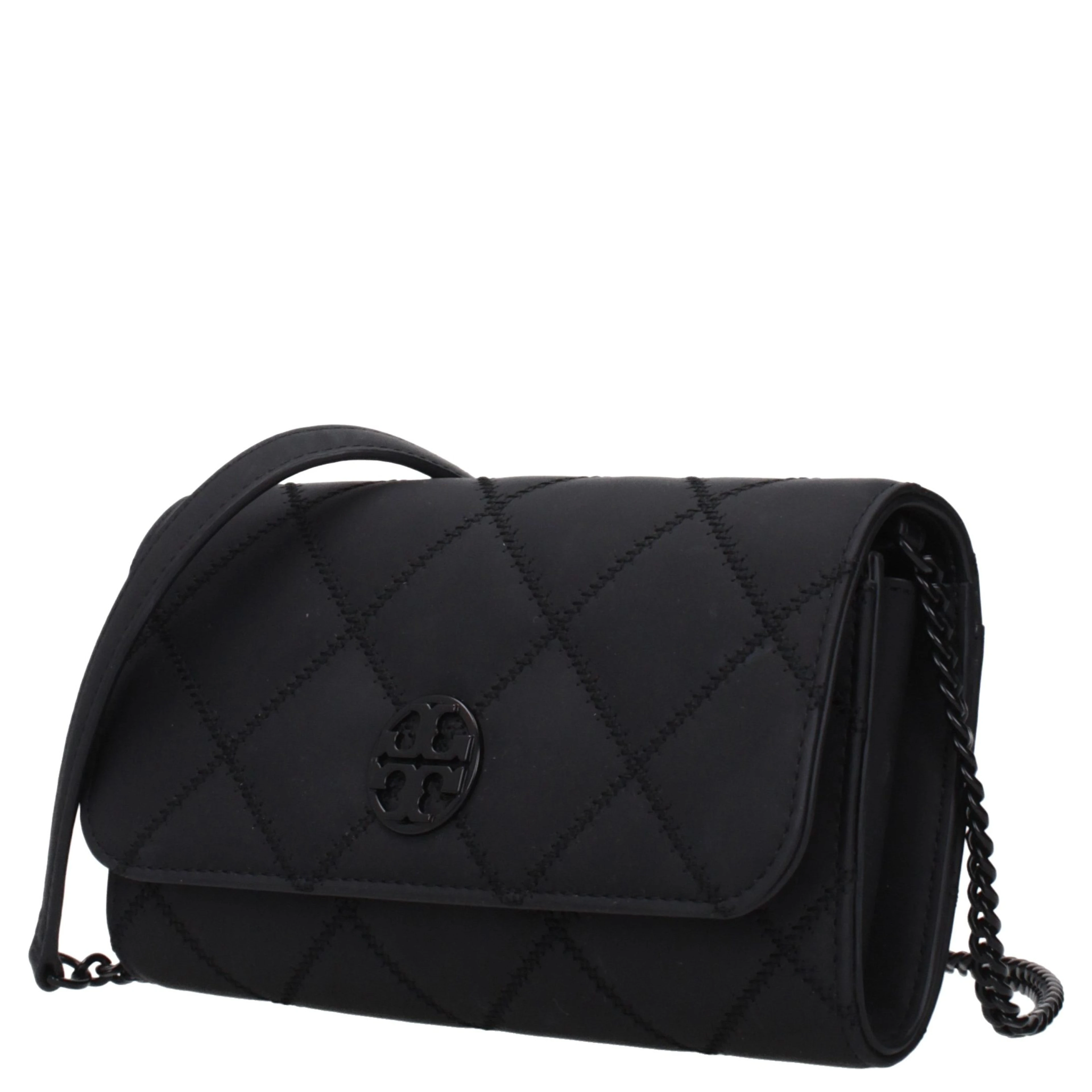 Black Leather Clutch Bag