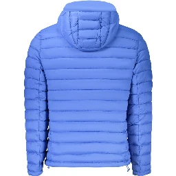 Blue Polyamide Men's Jacket