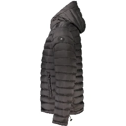 Black Polyamide Men's Jacket