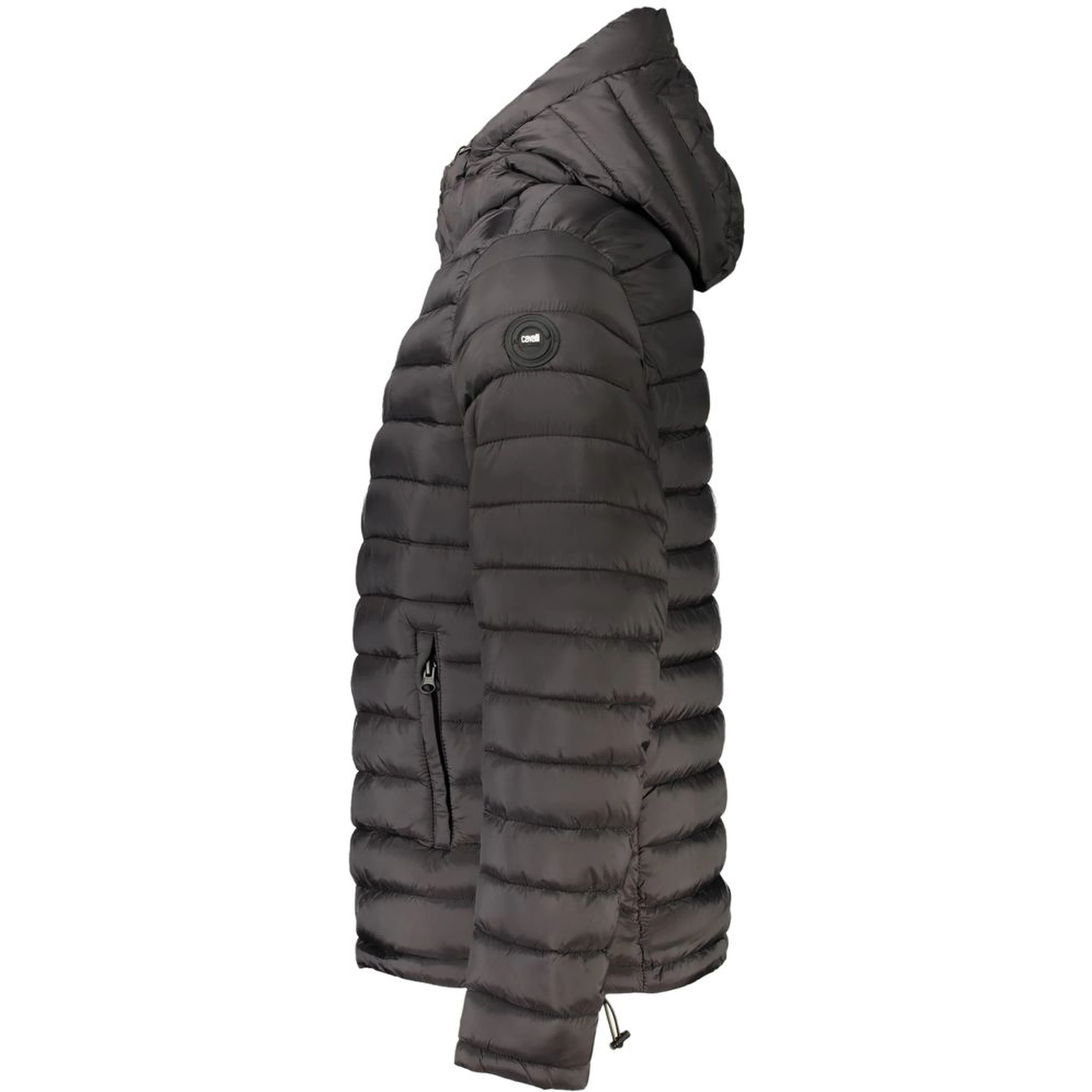 Black Polyamide Men's Jacket