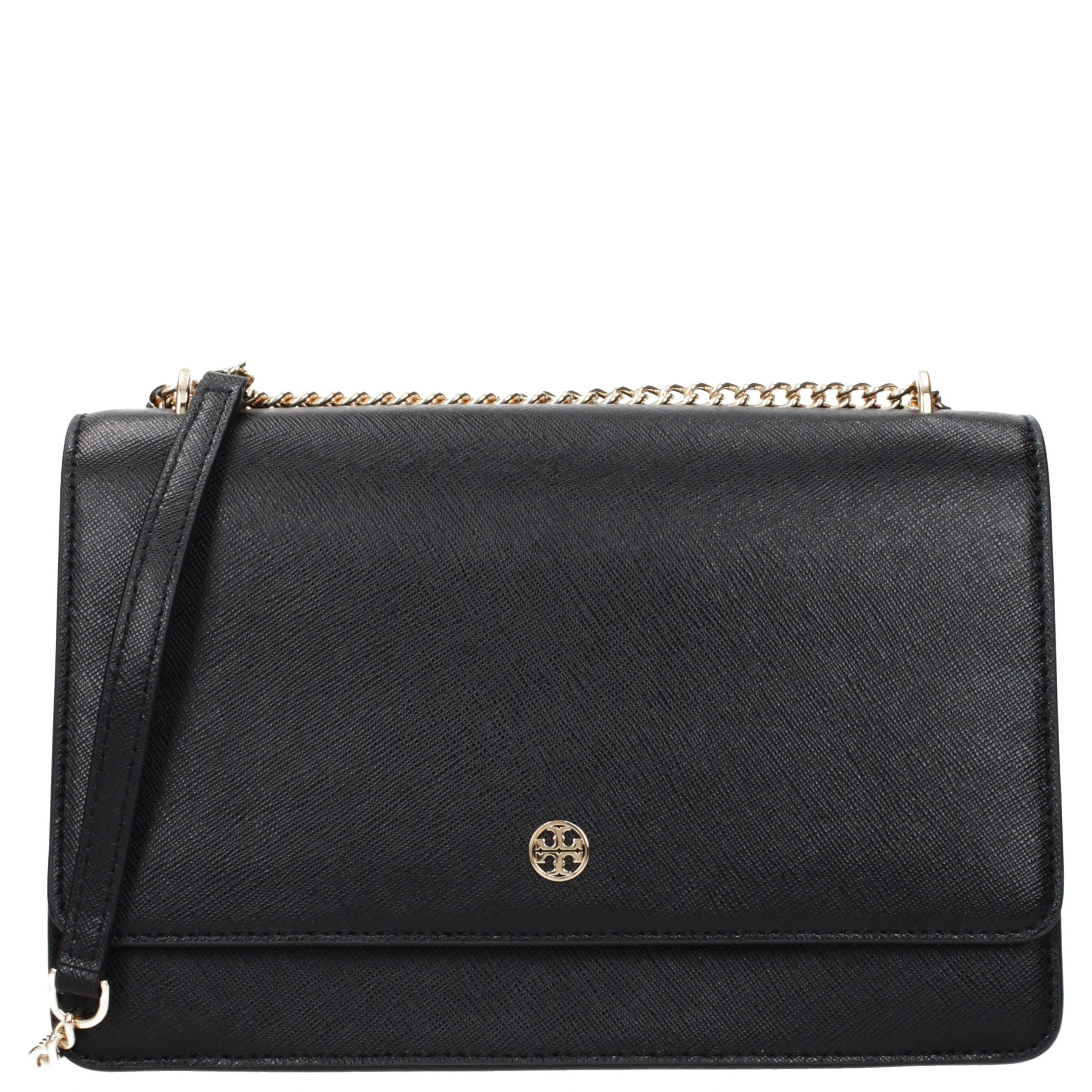 Black Leather Crossbody Bag
