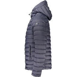Blue Polyamide Men's Jacket