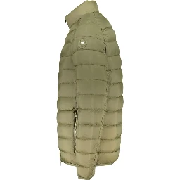 Green Nylon Men's Jacket