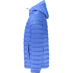 Blue Polyamide Men's Jacket