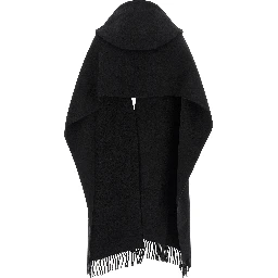 Black Wool Scarf