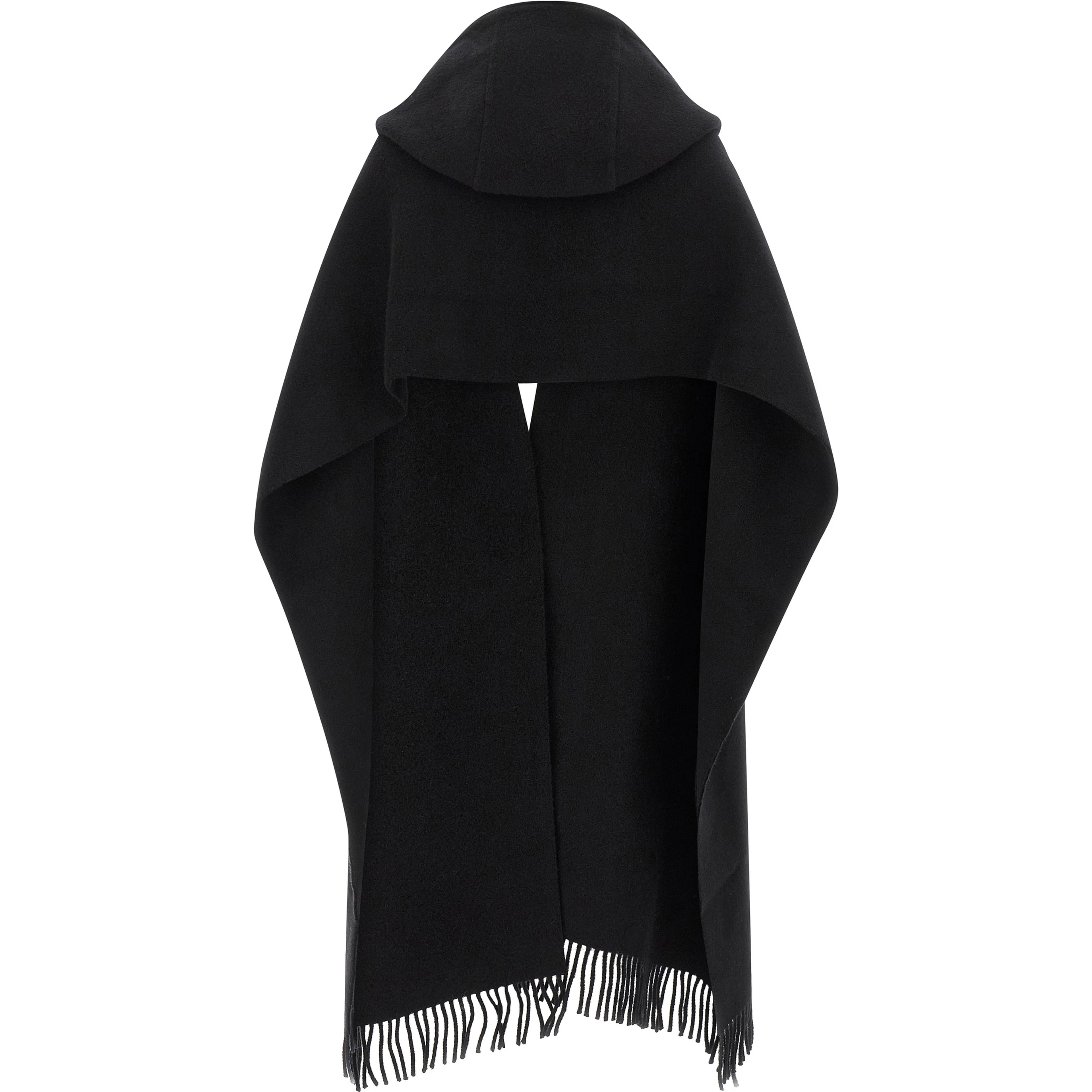 Black Wool Scarf