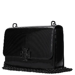 Black Leather Crossbody Bag