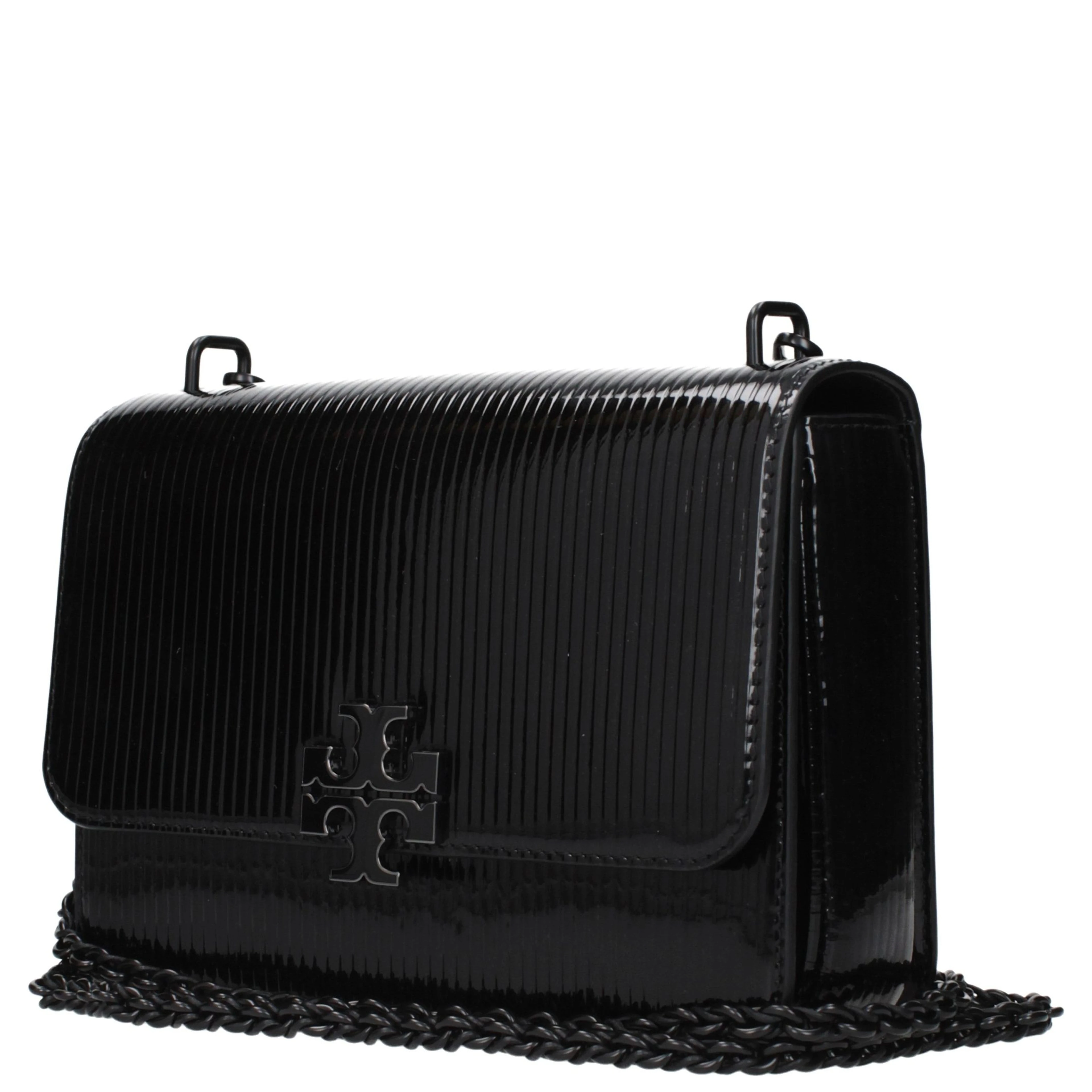 Black Leather Crossbody Bag
