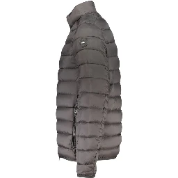 Black Polyamide Men's Jacket