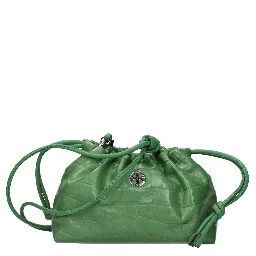 Green Leather Shoulder Bag