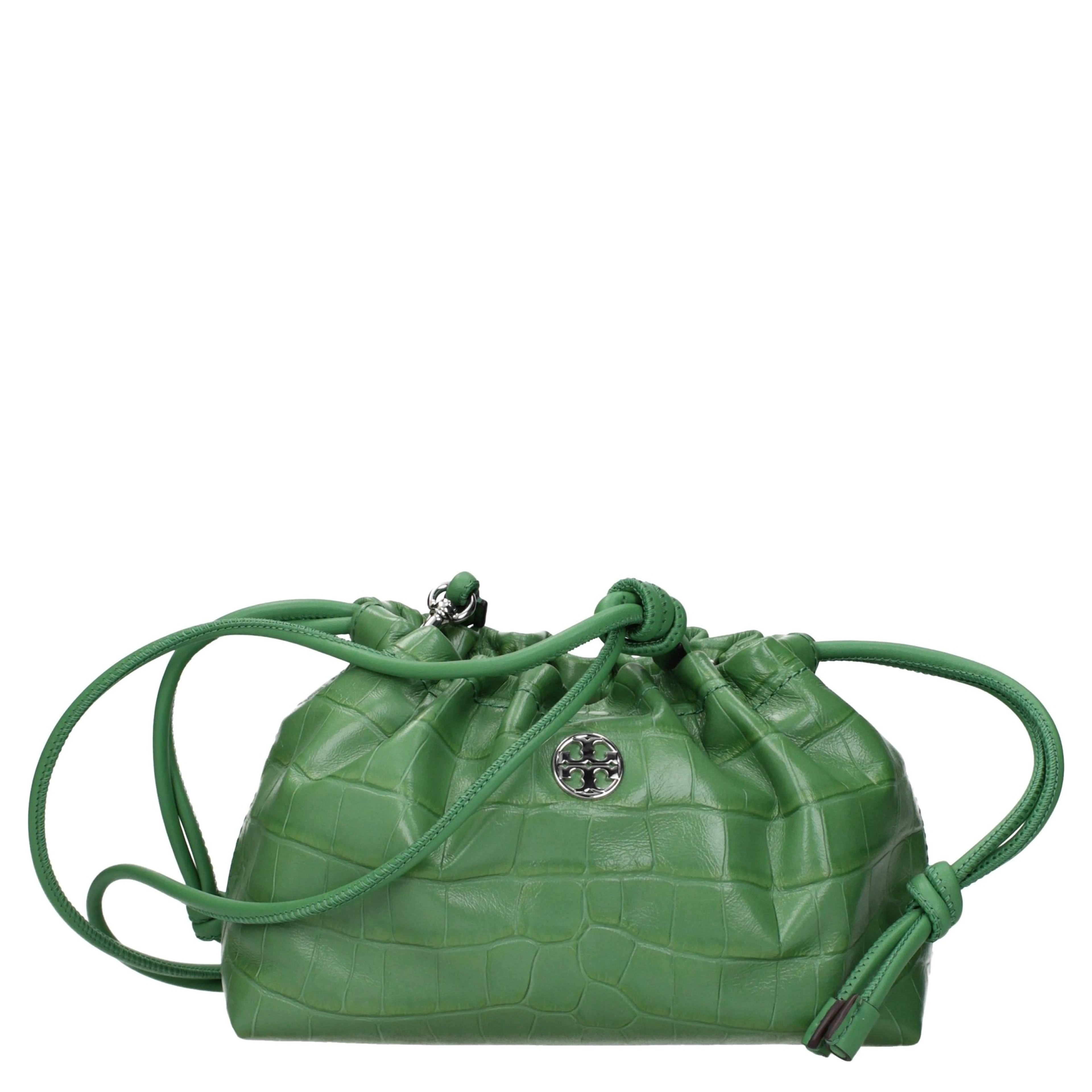 Green Leather Shoulder Bag