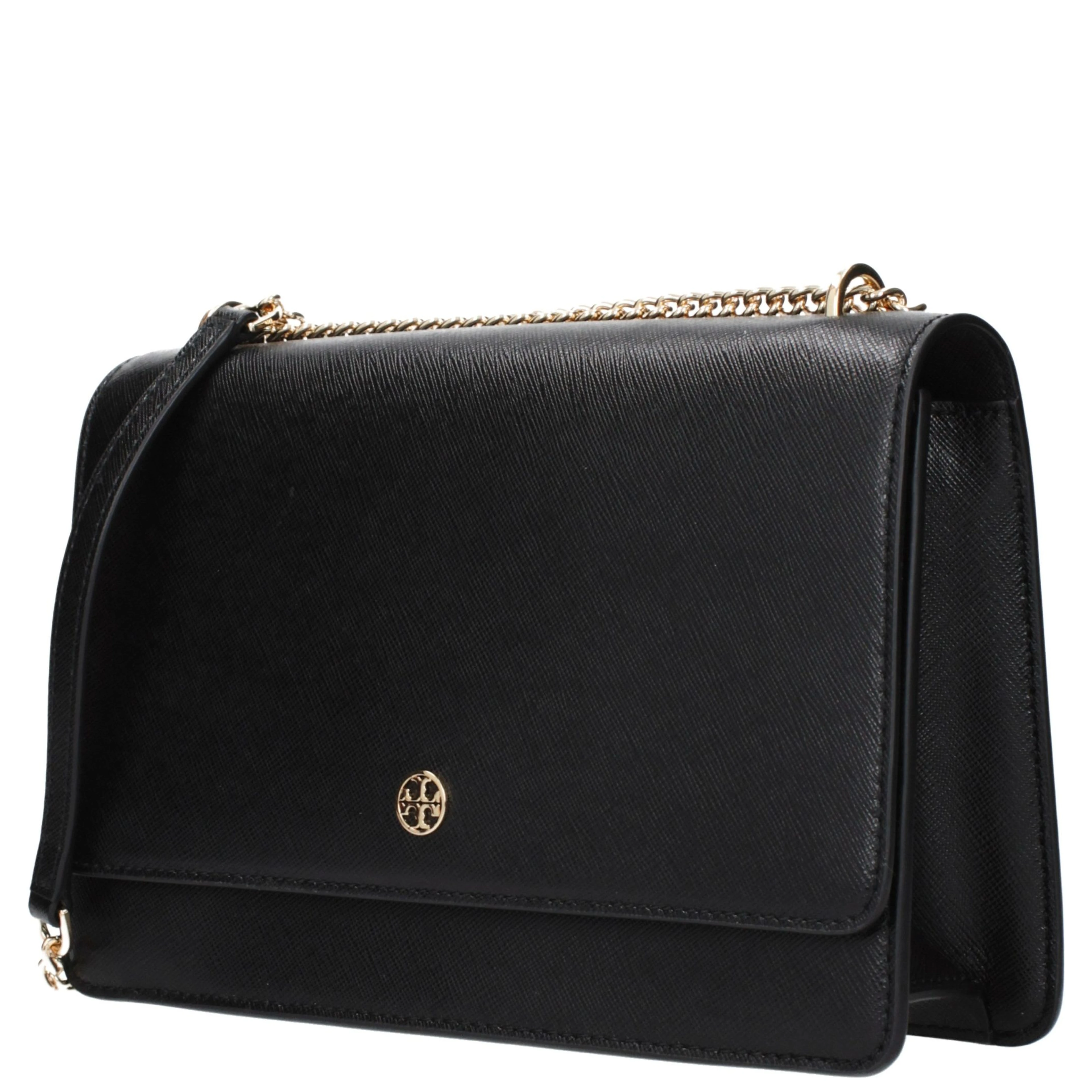 Black Leather Crossbody Bag