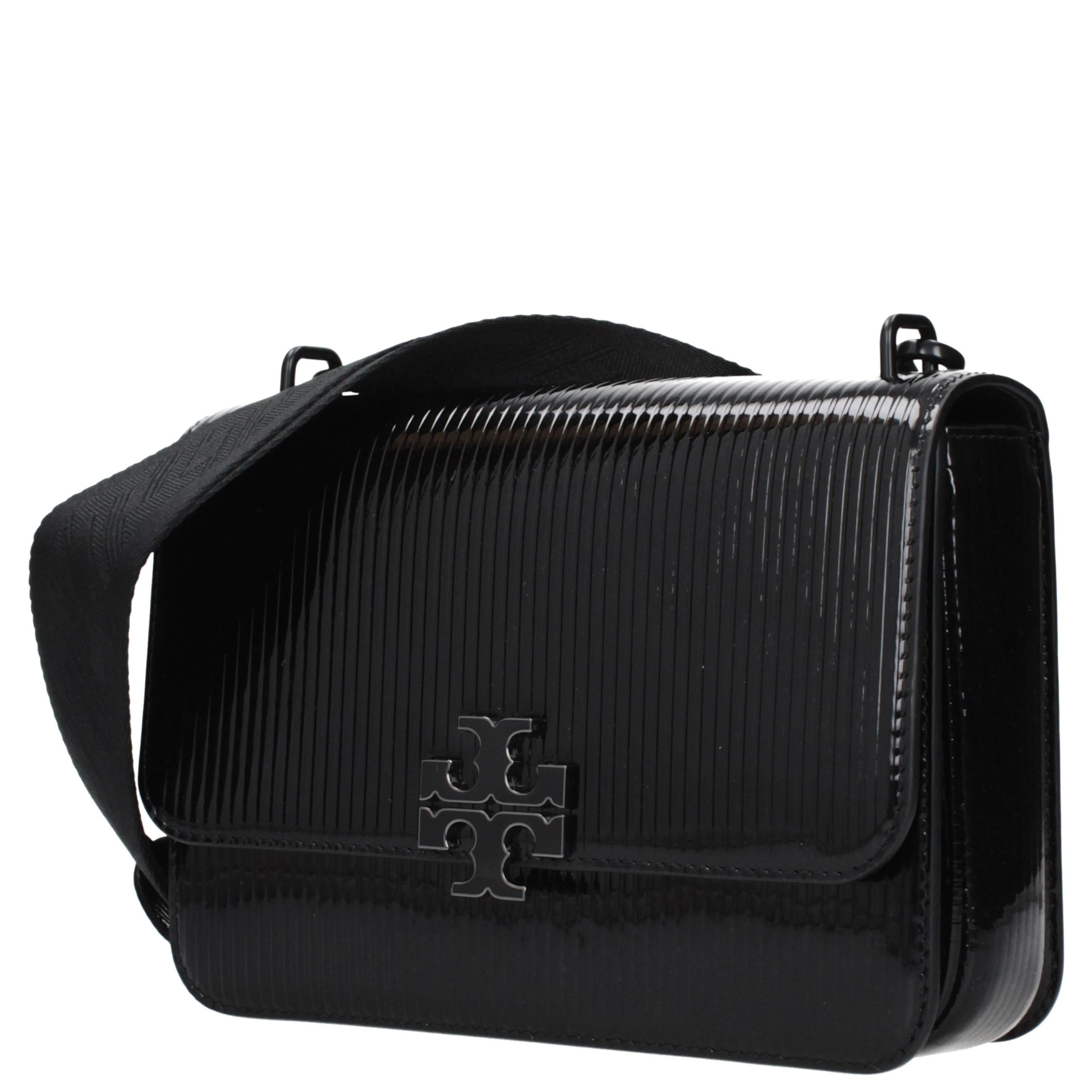 Black Leather Crossbody Bag