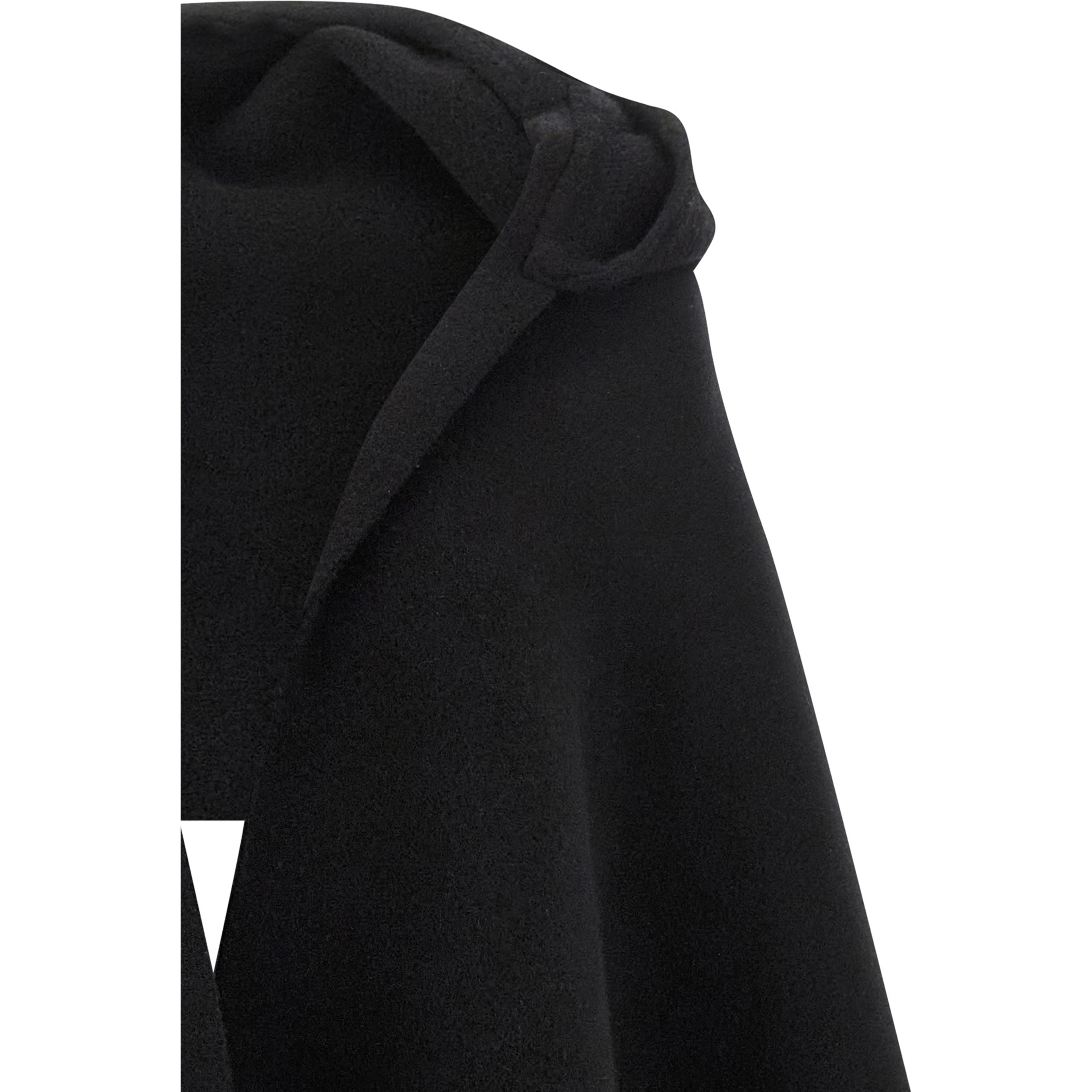 Black Wool Scarf