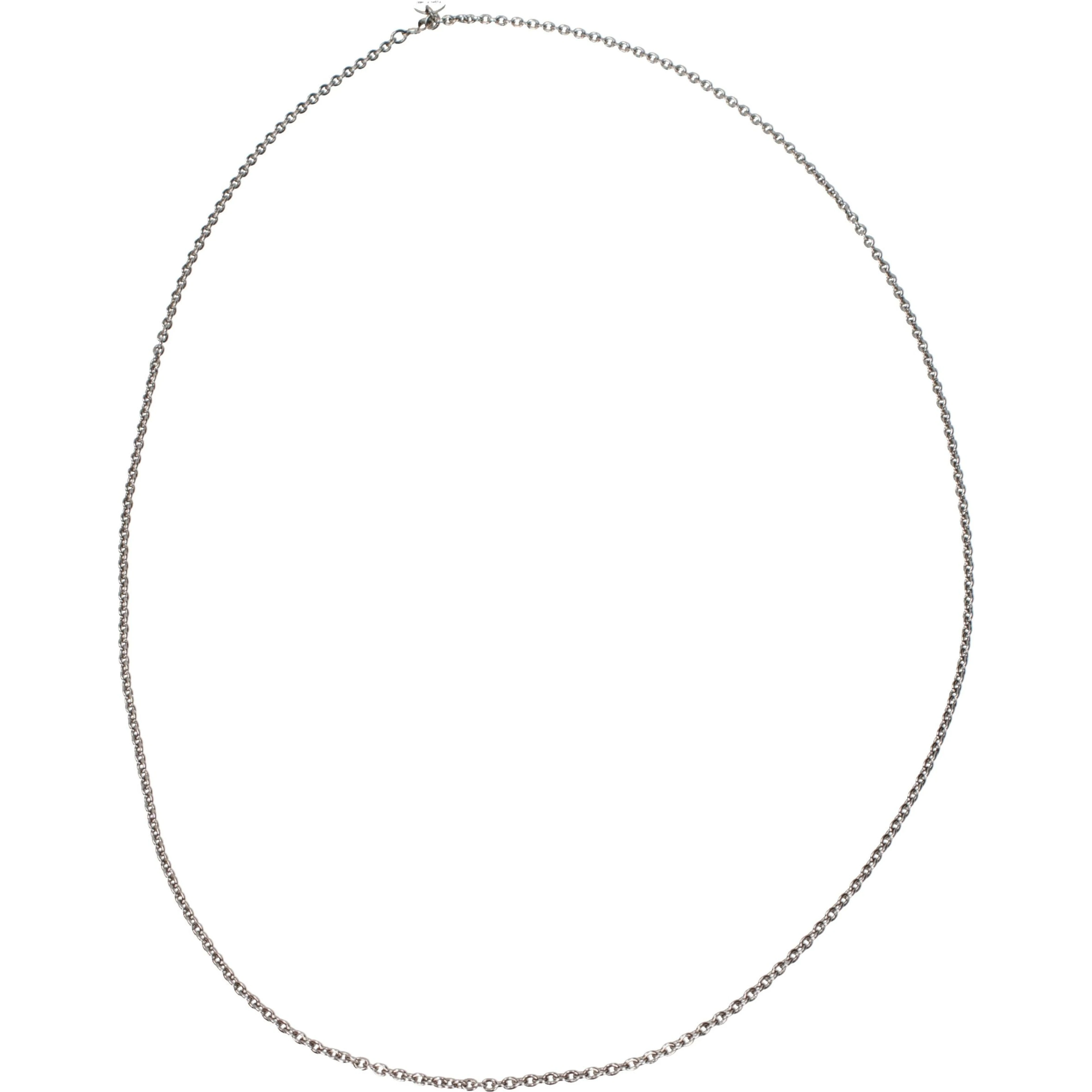 Gray Brass Necklace