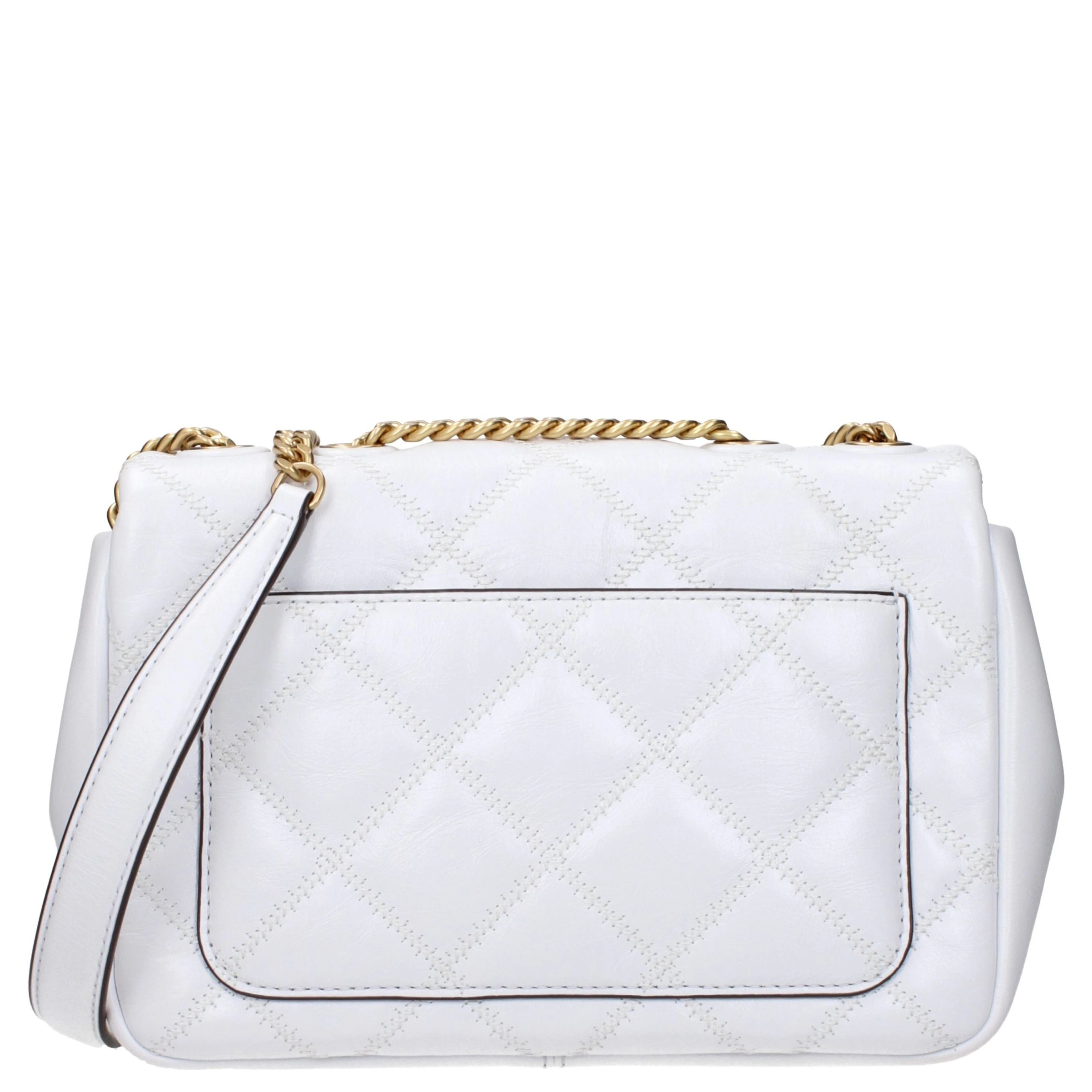 White Leather Shoulder Bag