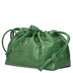 Green Leather Shoulder Bag