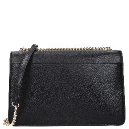 Black Leather Crossbody Bag