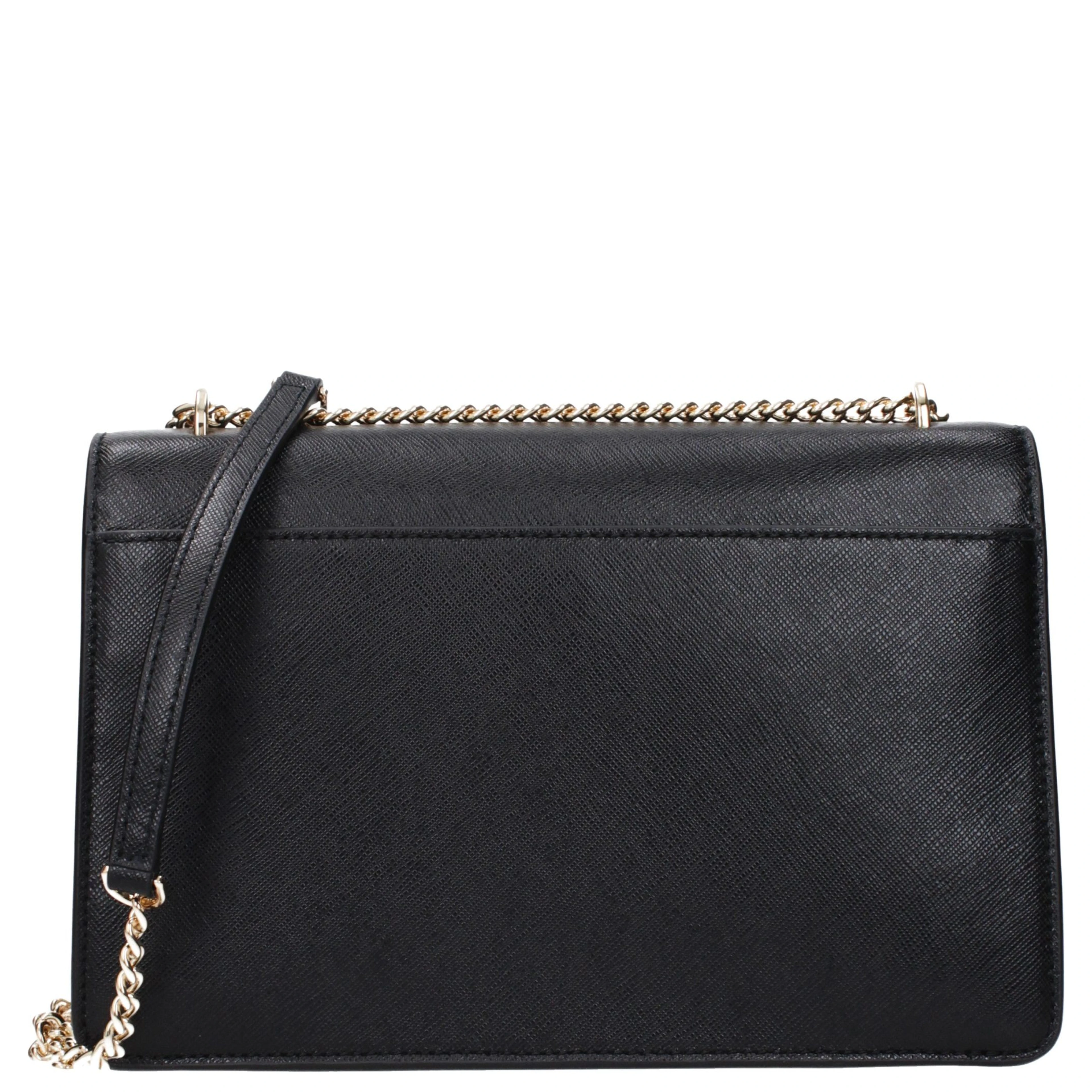 Black Leather Crossbody Bag