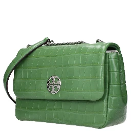 Green Leather Shoulder Bag