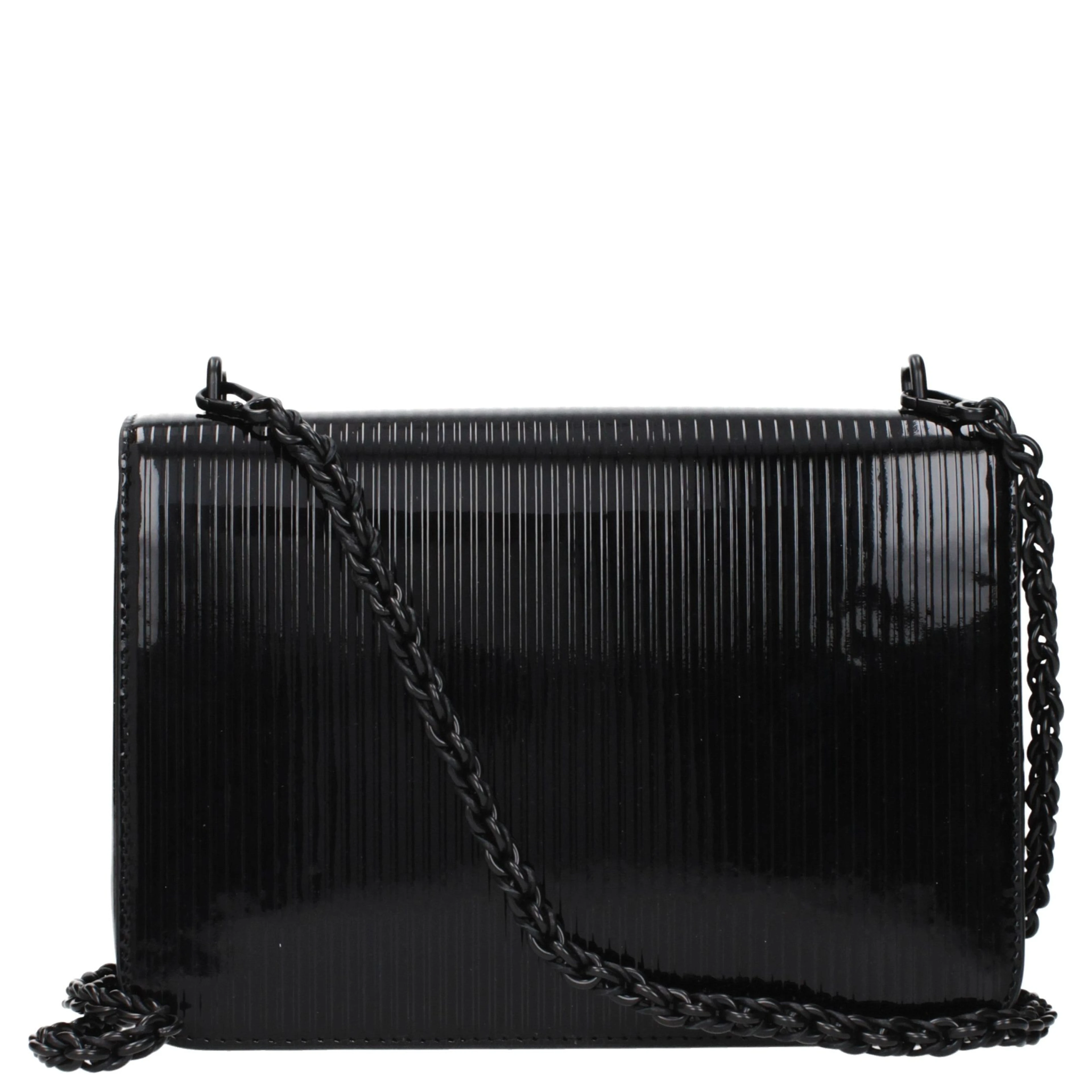 Black Leather Crossbody Bag