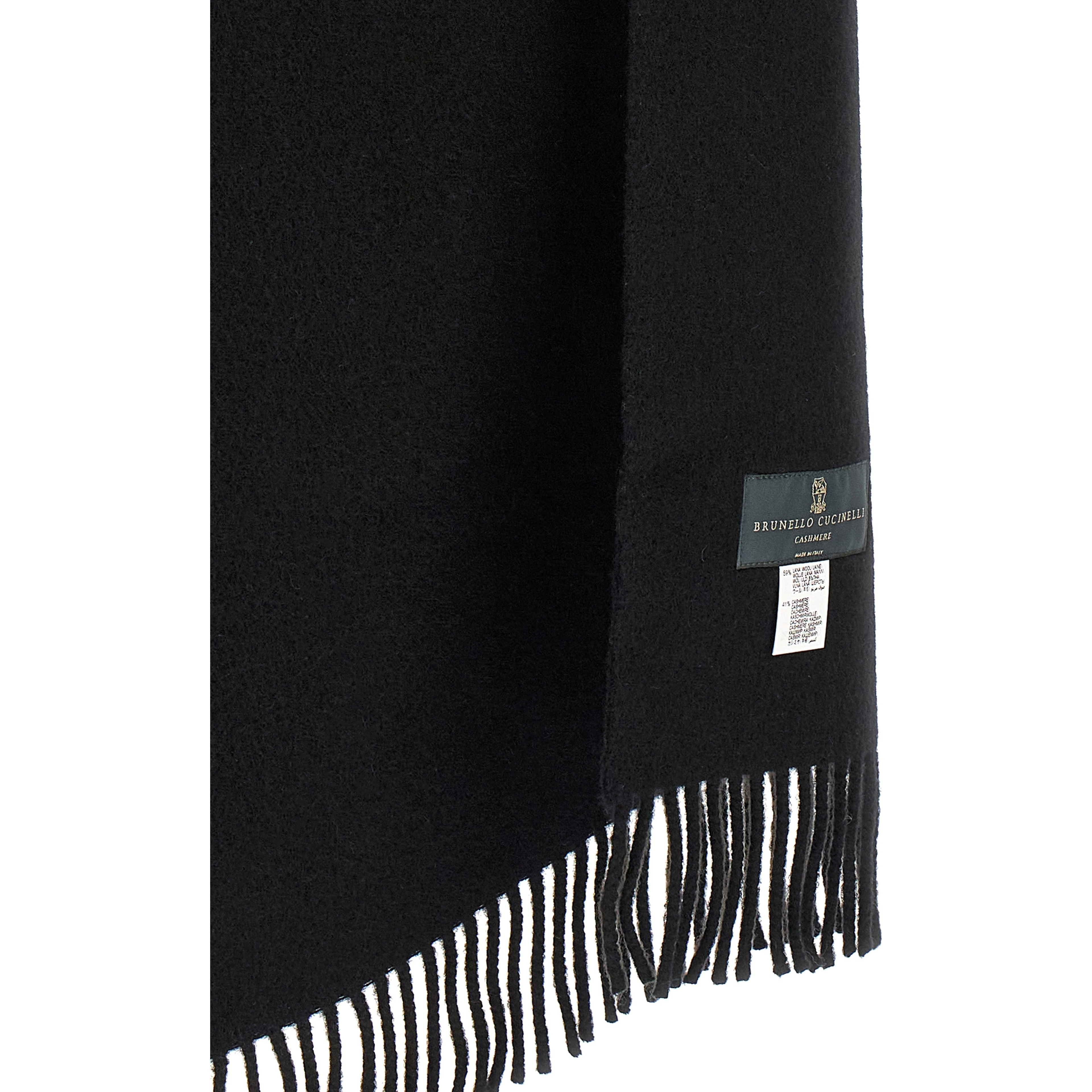 Black Wool Scarf