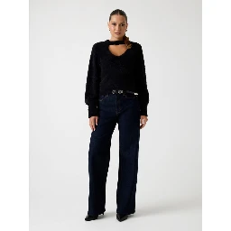 Black Polyester Sweatshirt