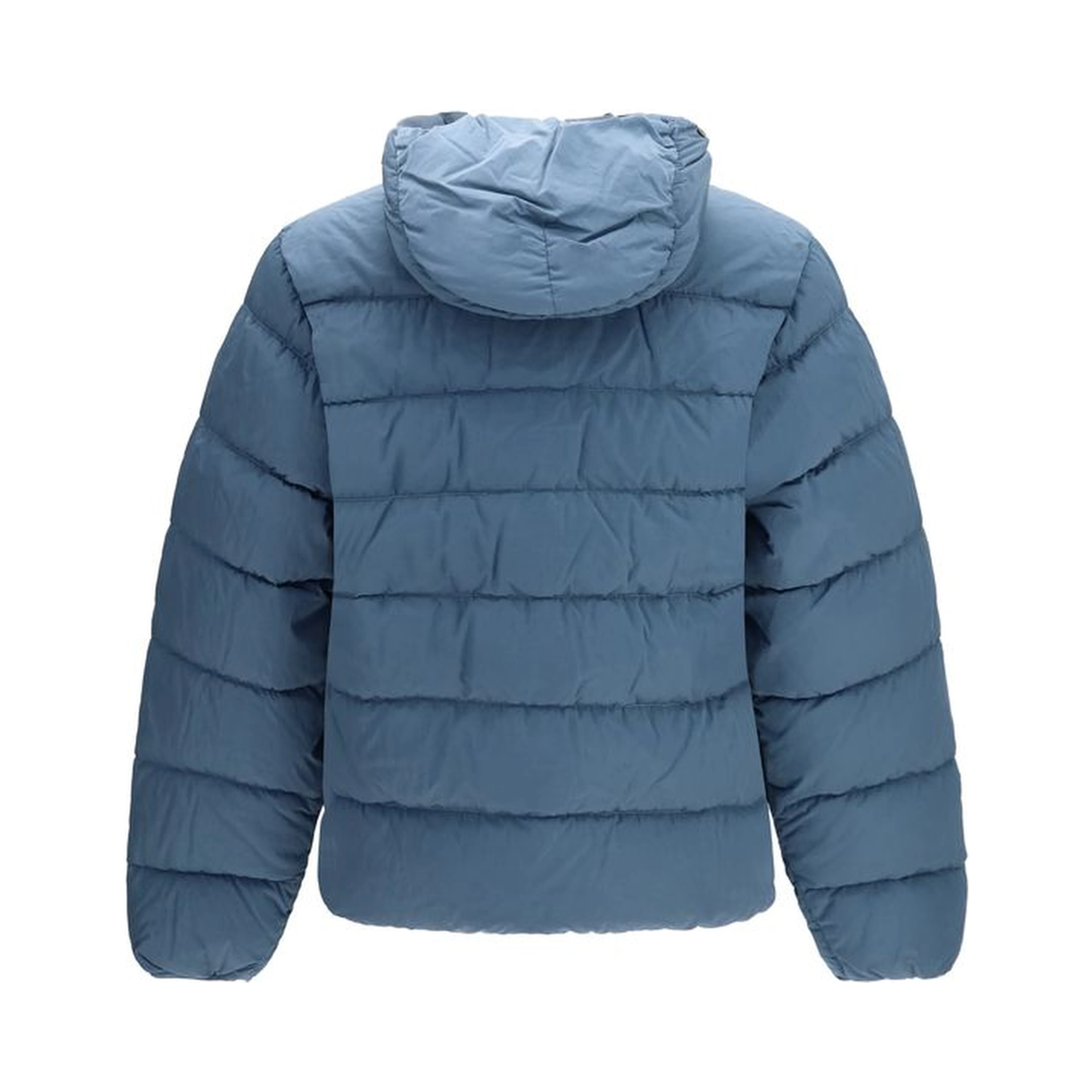 Blue Polyamide Full-Length Jacket