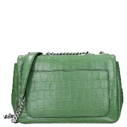 Green Leather Shoulder Bag