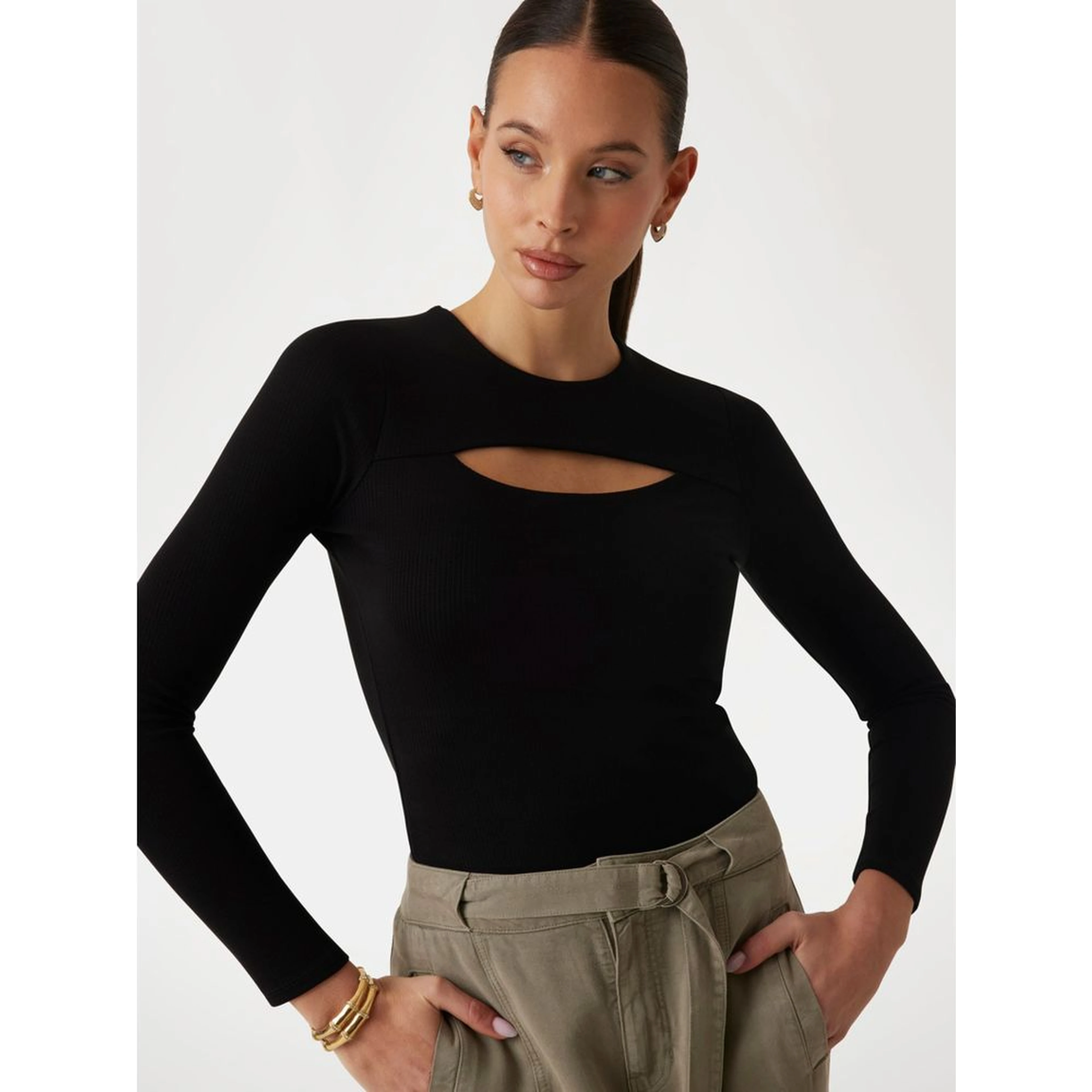 Black Viscose Tank Tops