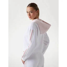 White Cotton Sweatshirt