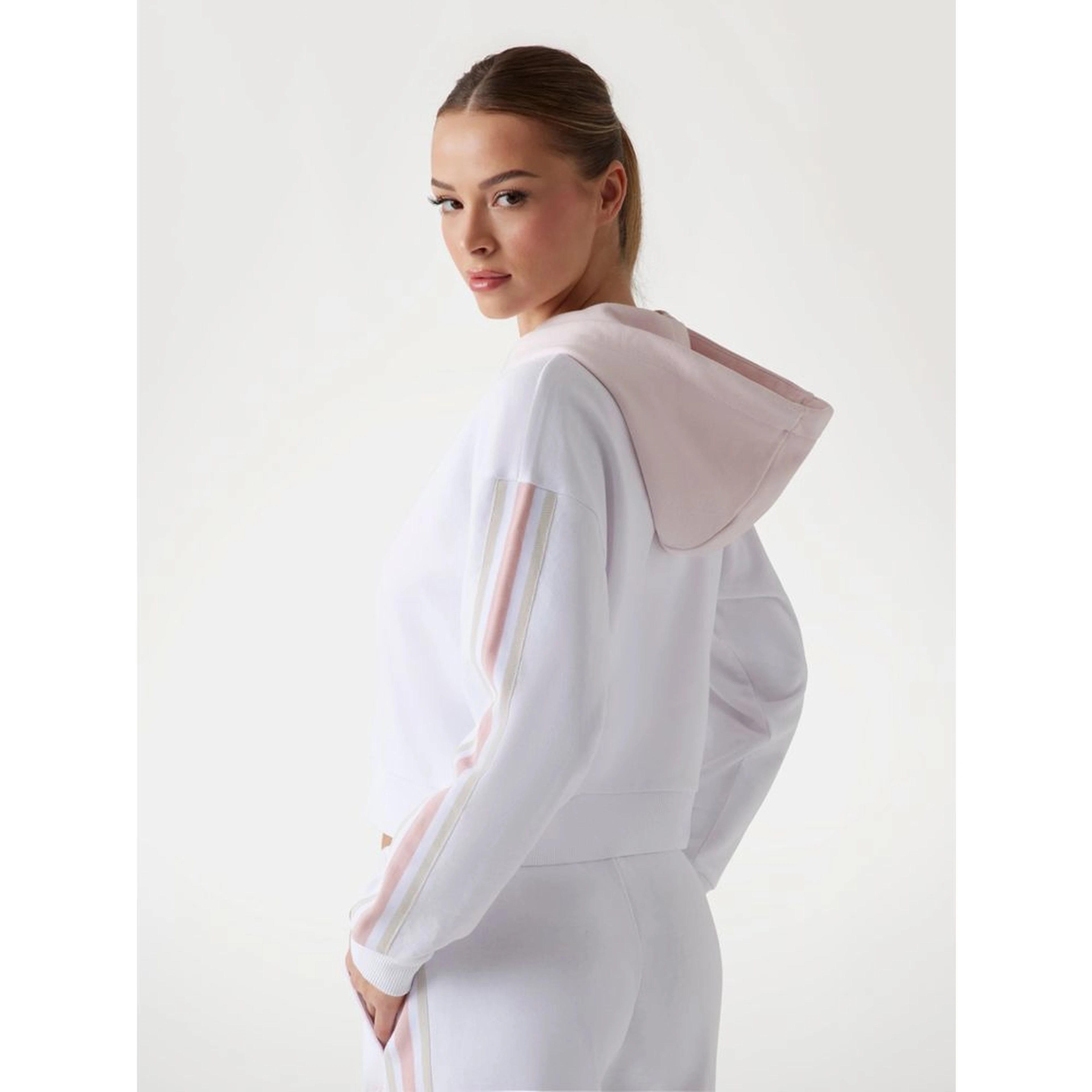 White Cotton Sweatshirt