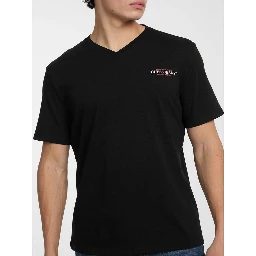 Black Cotton T-Shirt