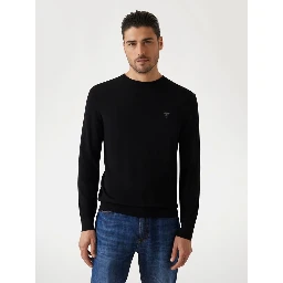 Black Viscose Sweatshirt