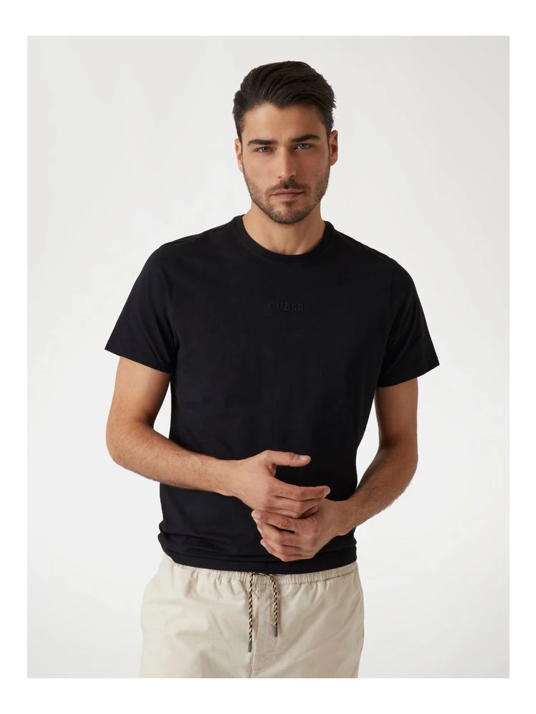 Black Cotton T-Shirt