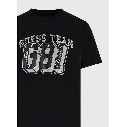 Black Cotton T-Shirt