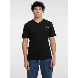 Black Cotton T-Shirt