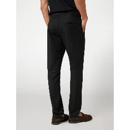 Black Cotton Dress Pants