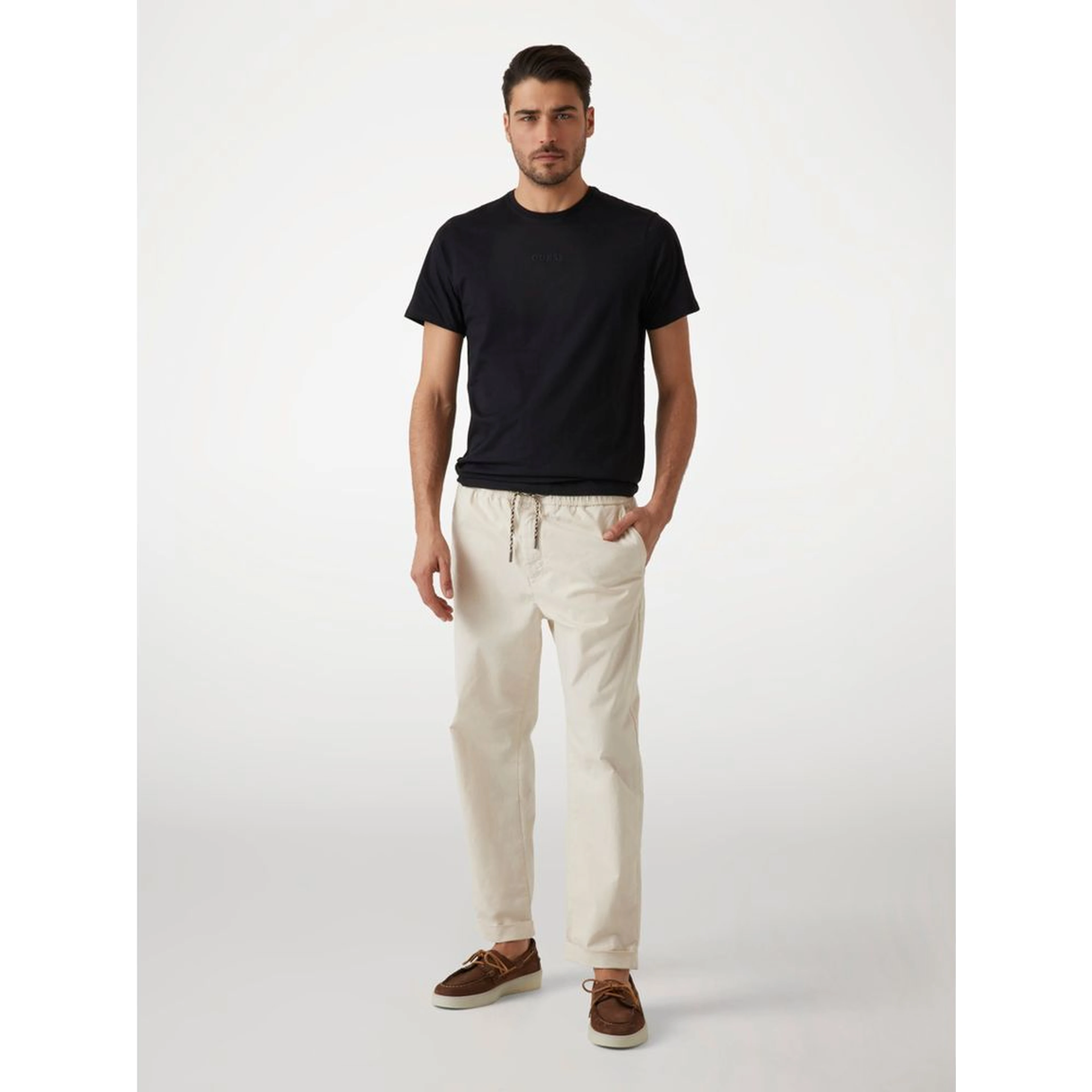 Black Cotton T-Shirt