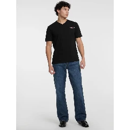 Black Cotton T-Shirt
