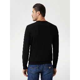 Black Viscose Sweatshirt