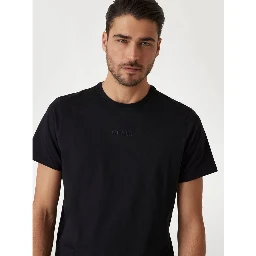 Black Cotton T-Shirt