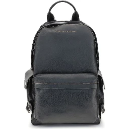 Black Calf Leather Bos Taurus Handbag