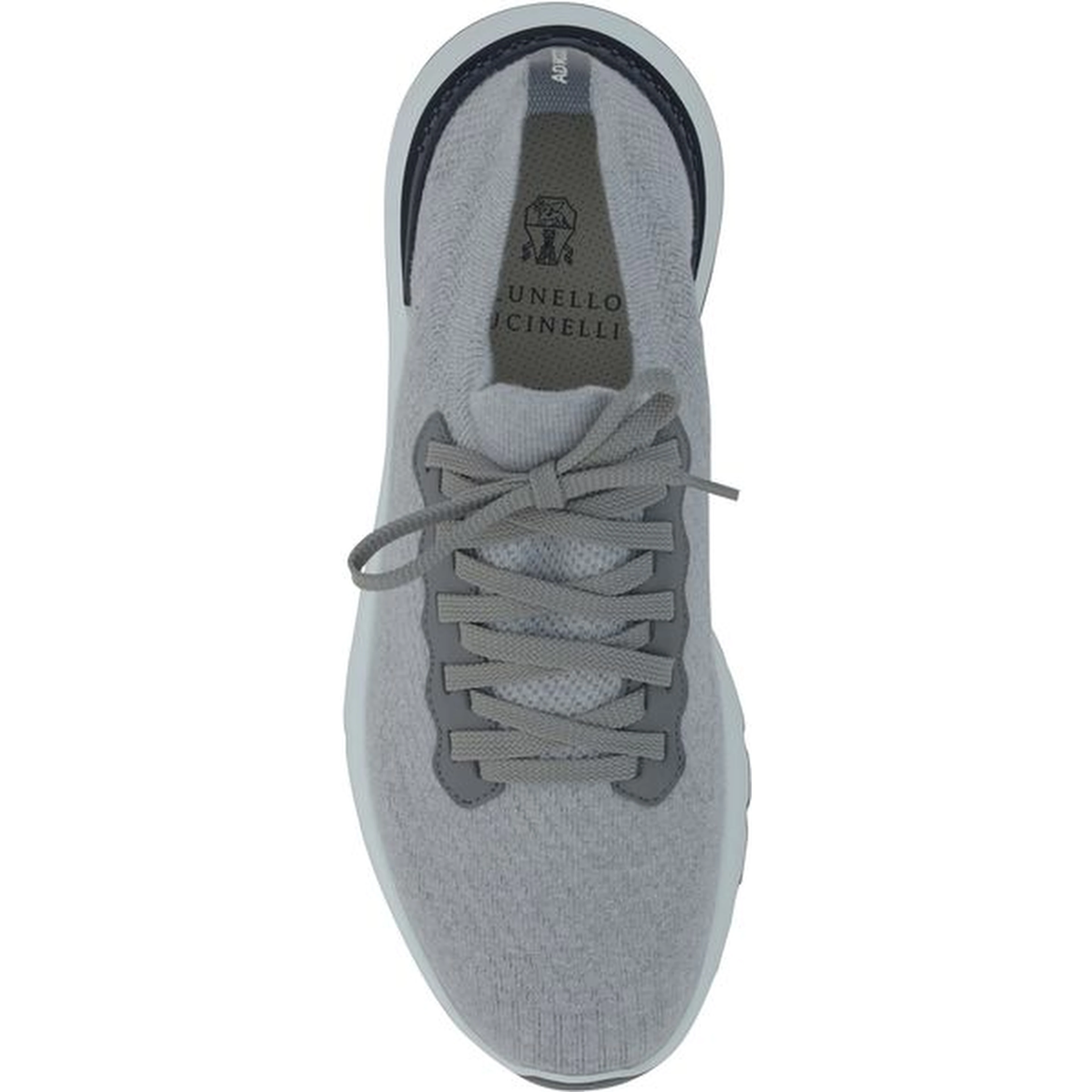 Gray Rubber Low Top Sneakers
