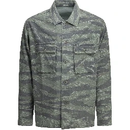 "Vintage US Army Tiger Stripe" Overshirt Jacket