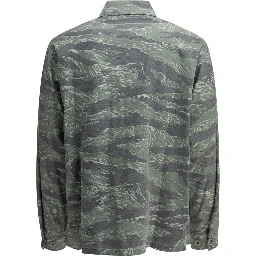 "Vintage US Army Tiger Stripe" Overshirt Jacket