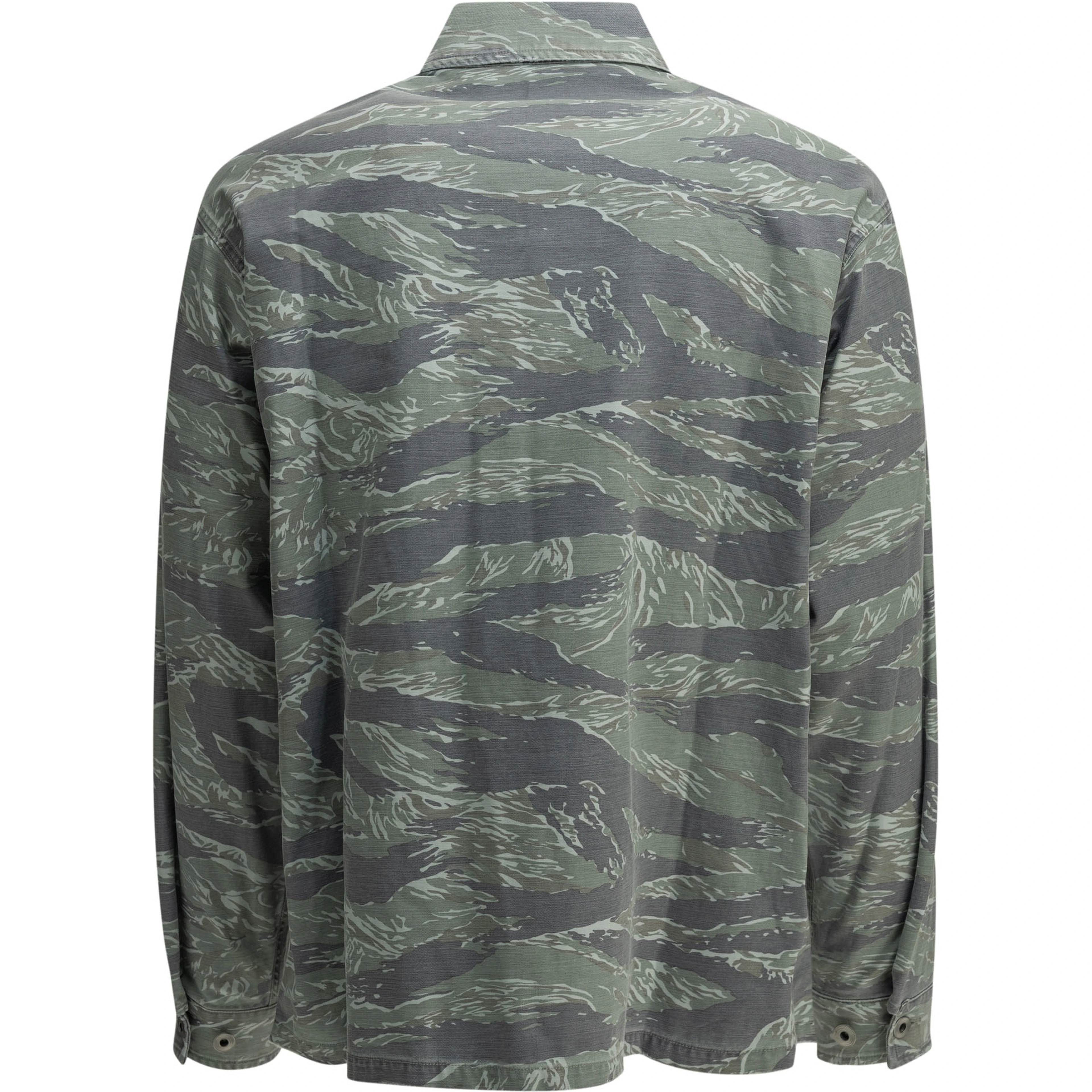 "Vintage US Army Tiger Stripe" Overshirt Jacket