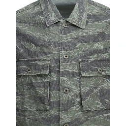"Vintage US Army Tiger Stripe" Overshirt Jacket