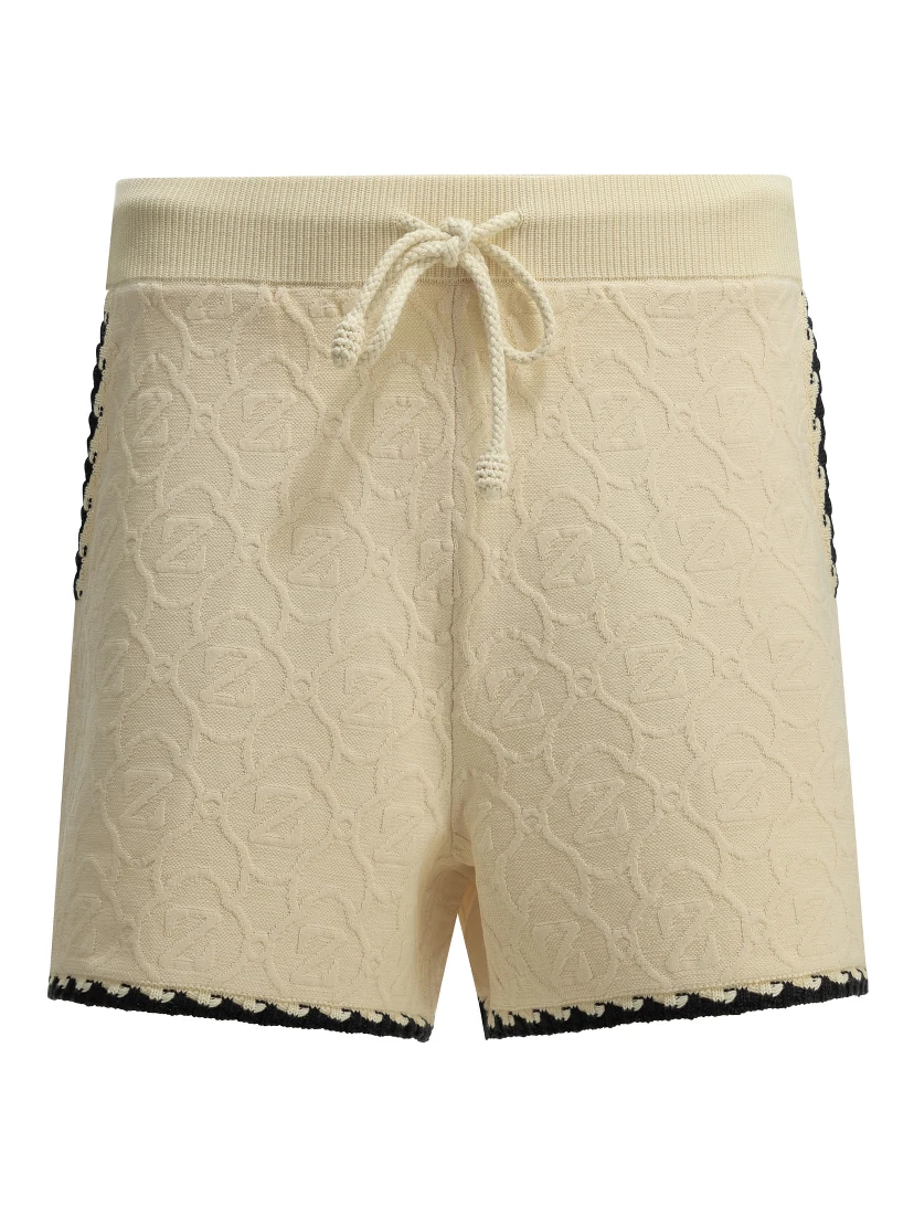 "Fairlight Jacquard" Shorts with Laces
